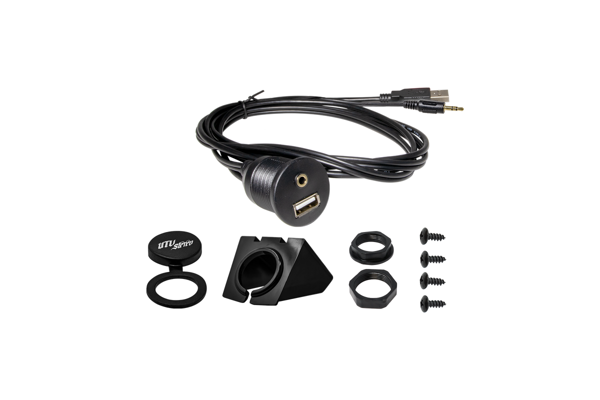 '26 RZR® Pro R w/ 10.4" Touchscreen Head Unit Mount | UTVS-PRO2-HUMT-104-DASHKIT-RKR