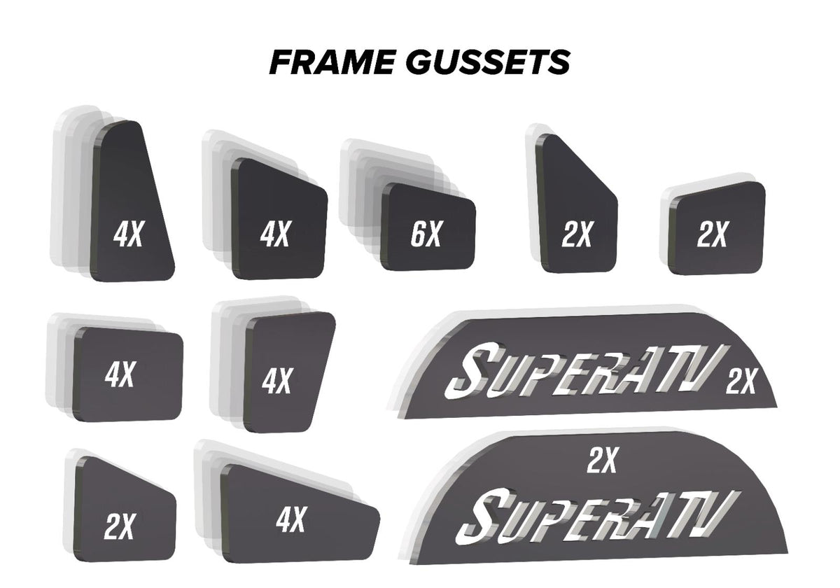 Can-Am Defender Weld-In Gusset Kit