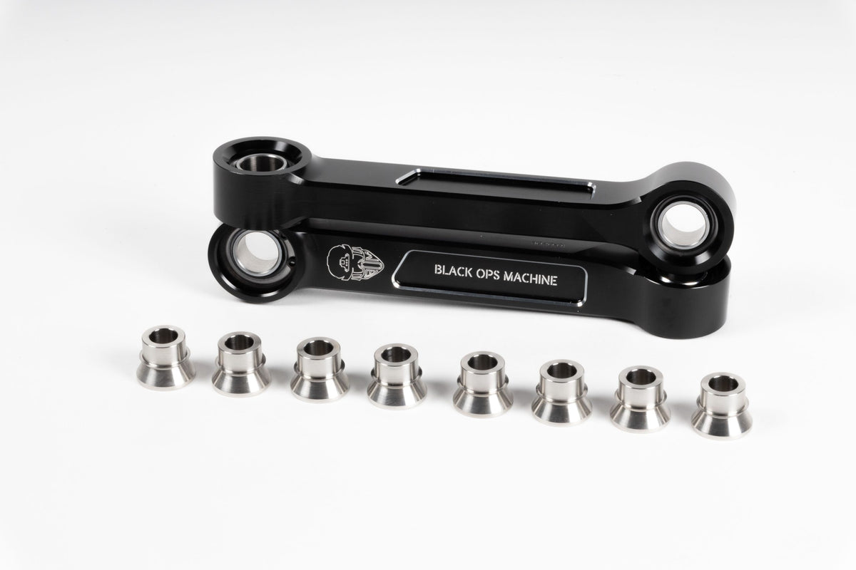 Polaris RZR XP1000 Front Sway Bar Links - 6061 Billet Aluminum, Fully Adjustable (Sold in Pairs)