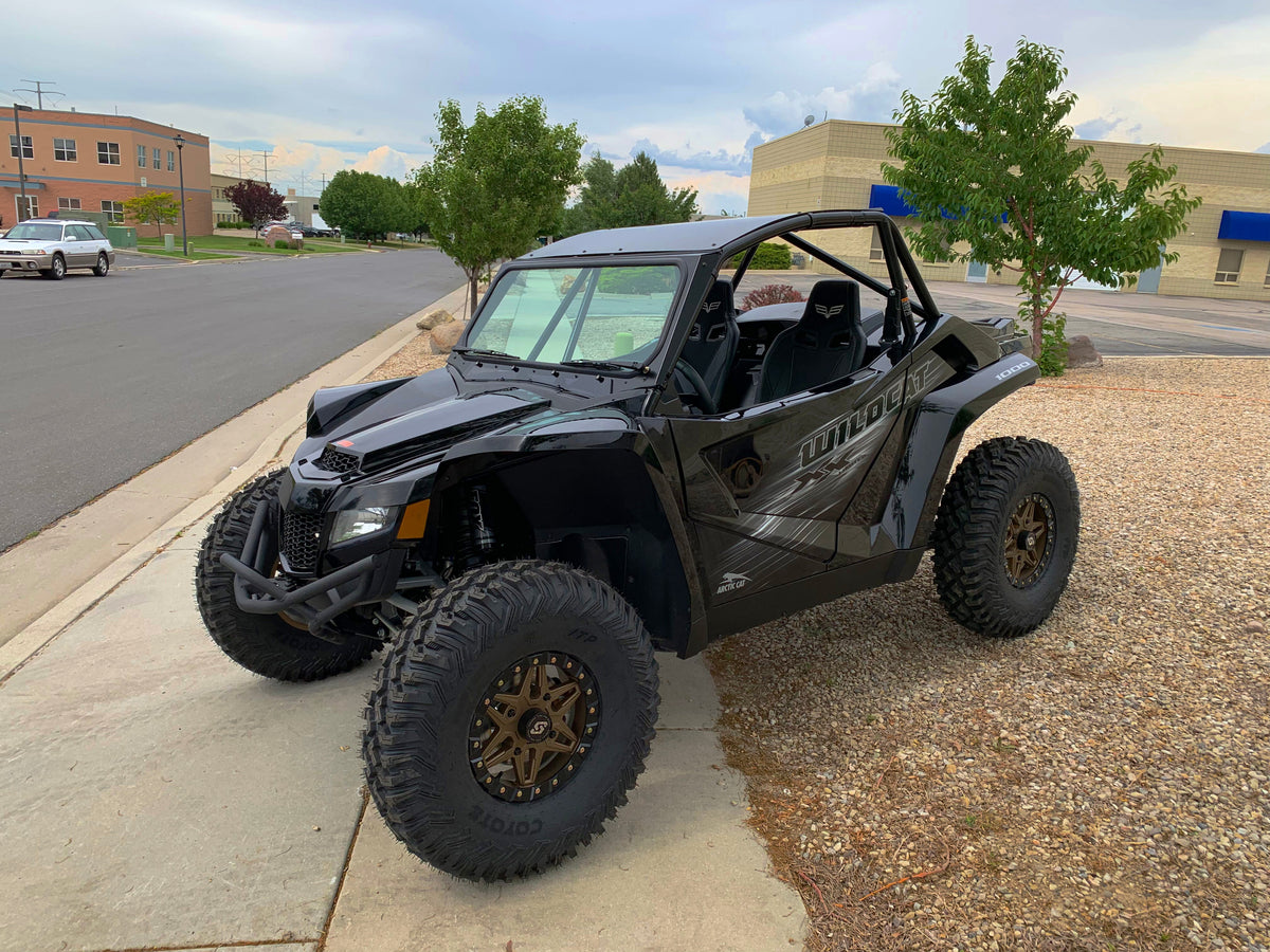 Photo of Wildcat XX Vented Glass Windshield with Wipers by UTVZILLA - Premium for UTVs / Side by Sides