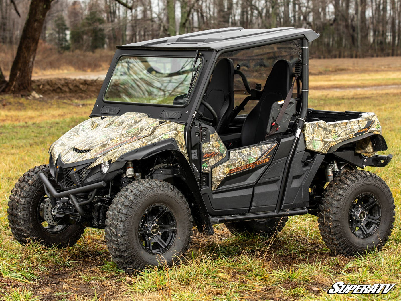 Photo of SuperATV Yamaha Wolverine X2/X4 Glass Windshield by SuperATV - Premium Windshields for UTVs / Side by Sides