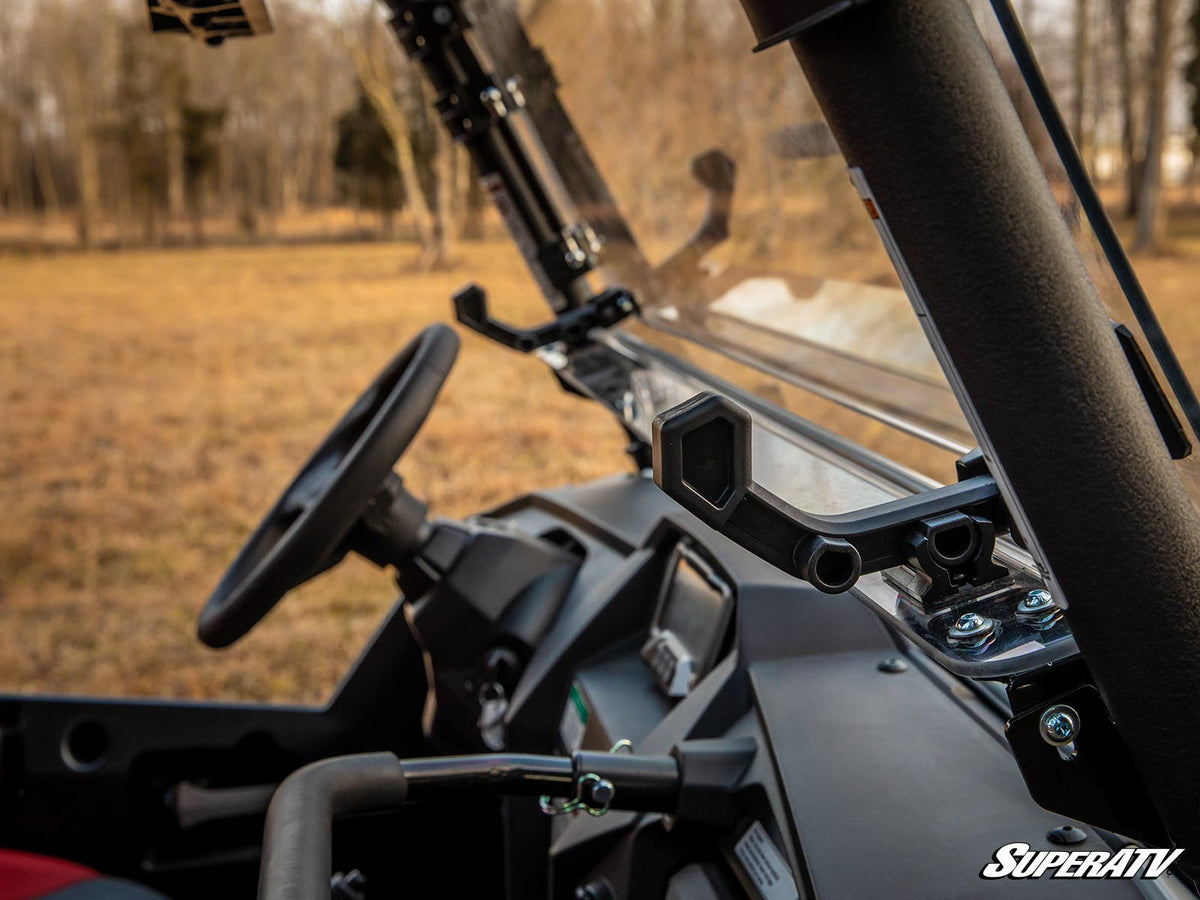 Photo of SuperATV Yamaha Wolverine X4 850 Scratch-Resistant Flip Windshield by SuperATV - Premium Windshields for UTVs / Side by Sides