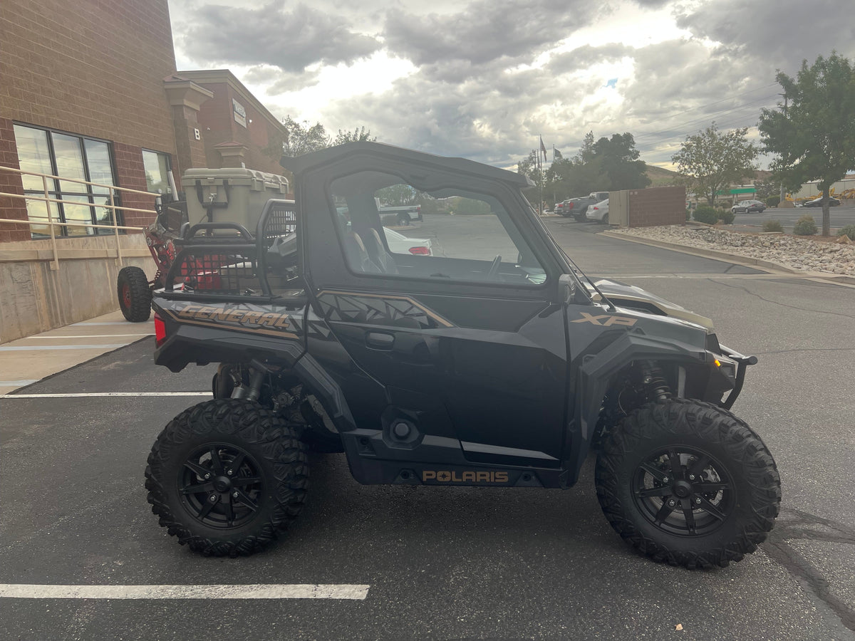 Photo of POLARIS GENERAL 2-SEAT Cab Enclosure "THE VAULT" 2016+ Upper Side Doors & Panels (Patent Pending) by DWA - Premium Cab Enclosures for UTVs / Side by Sides