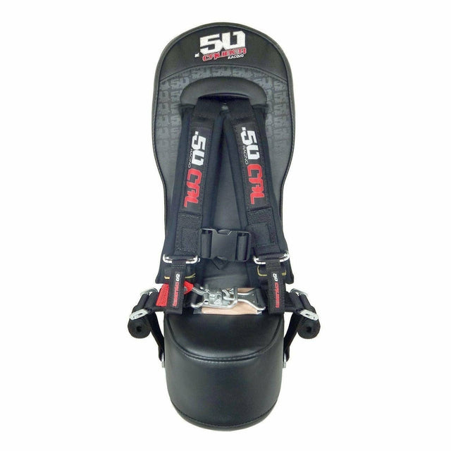 Photo of Can Am X3 Bump Seat with Harness by 50 Caliber Racing - Premium Bump Seats for UTVs / Side by Sides