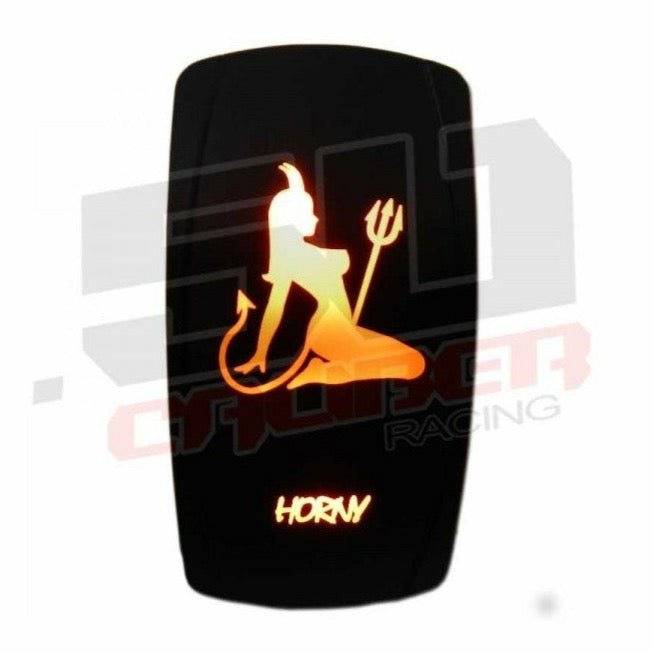 Photo of "Horny" Waterproof Rocker Switch by 50 Caliber Racing - Premium Rocker Switches for UTVs / Side by Sides