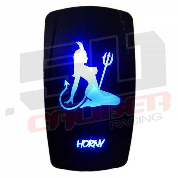 Photo of "Horny" Waterproof Rocker Switch by 50 Caliber Racing - Premium Rocker Switches for UTVs / Side by Sides