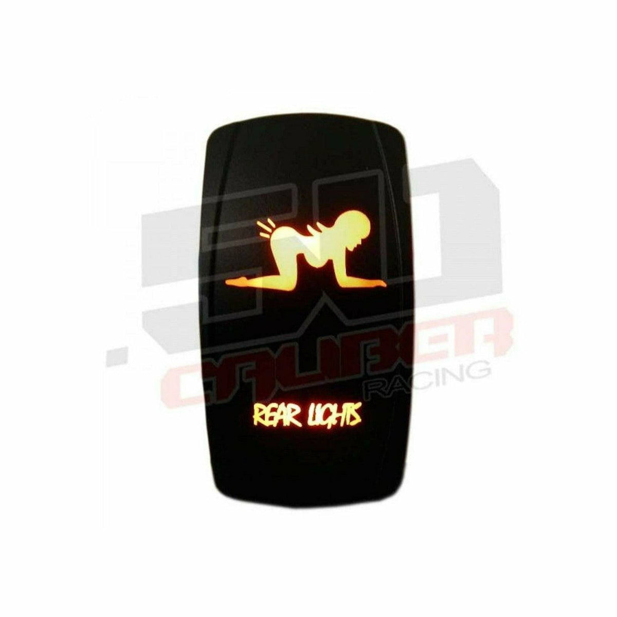 Photo of "Rear Lights" Waterproof Rocker Switch by 50 Caliber Racing - Premium Rocker Switches for UTVs / Side by Sides