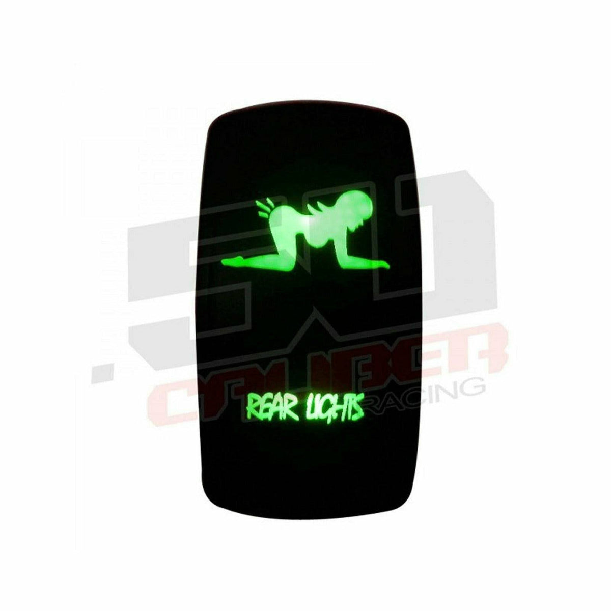 Photo of "Rear Lights" Waterproof Rocker Switch by 50 Caliber Racing - Premium Rocker Switches for UTVs / Side by Sides