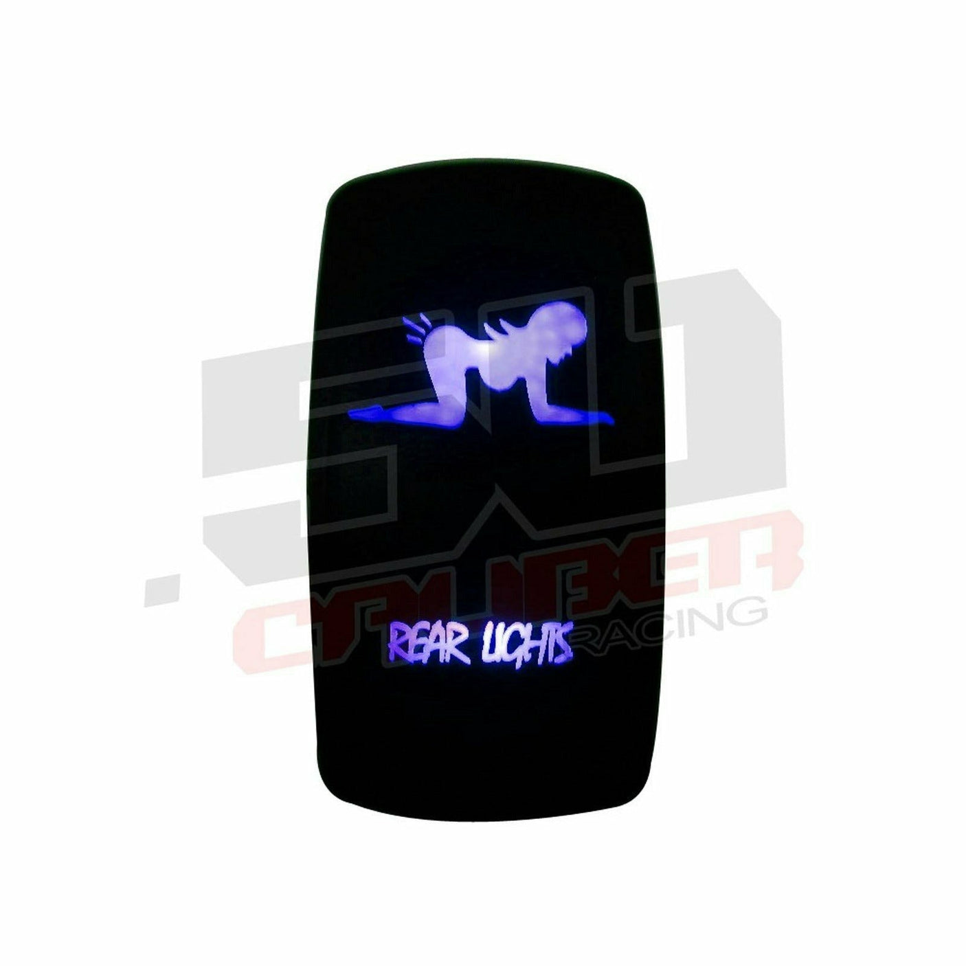 Photo of "Rear Lights" Waterproof Rocker Switch by 50 Caliber Racing - Premium Rocker Switches for UTVs / Side by Sides