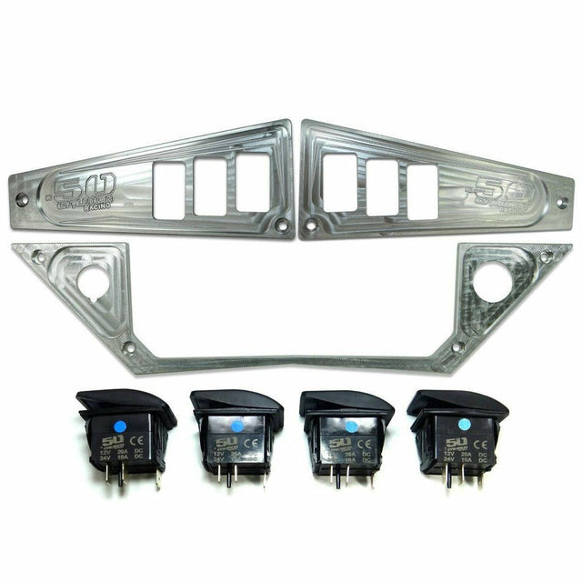 Photo of Polaris RZR XP 1000 (2017+) Ride Command 6 Switch Dash Panel by 50 Caliber Racing - Premium Dash Accessories for UTVs / Side by Sides