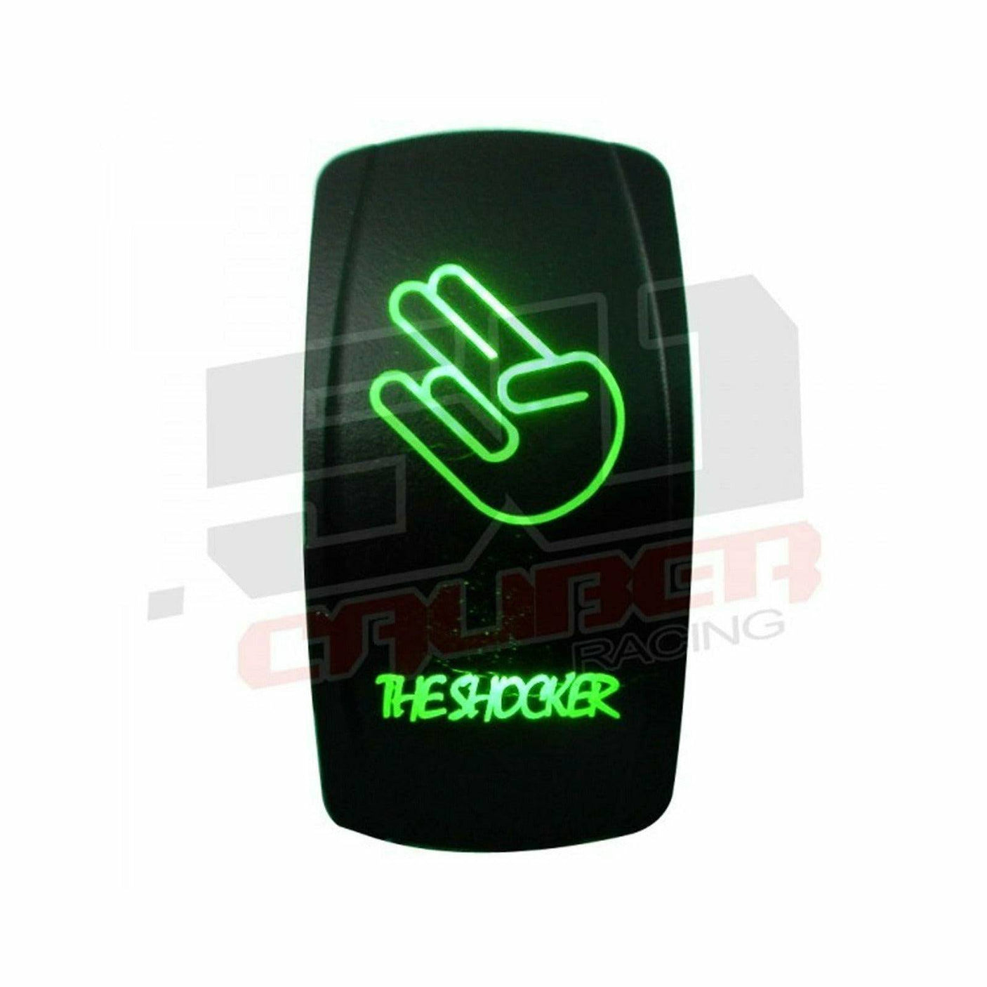 Photo of "Shocker" Waterproof Rocker Switch by 50 Caliber Racing - Premium Rocker Switches for UTVs / Side by Sides