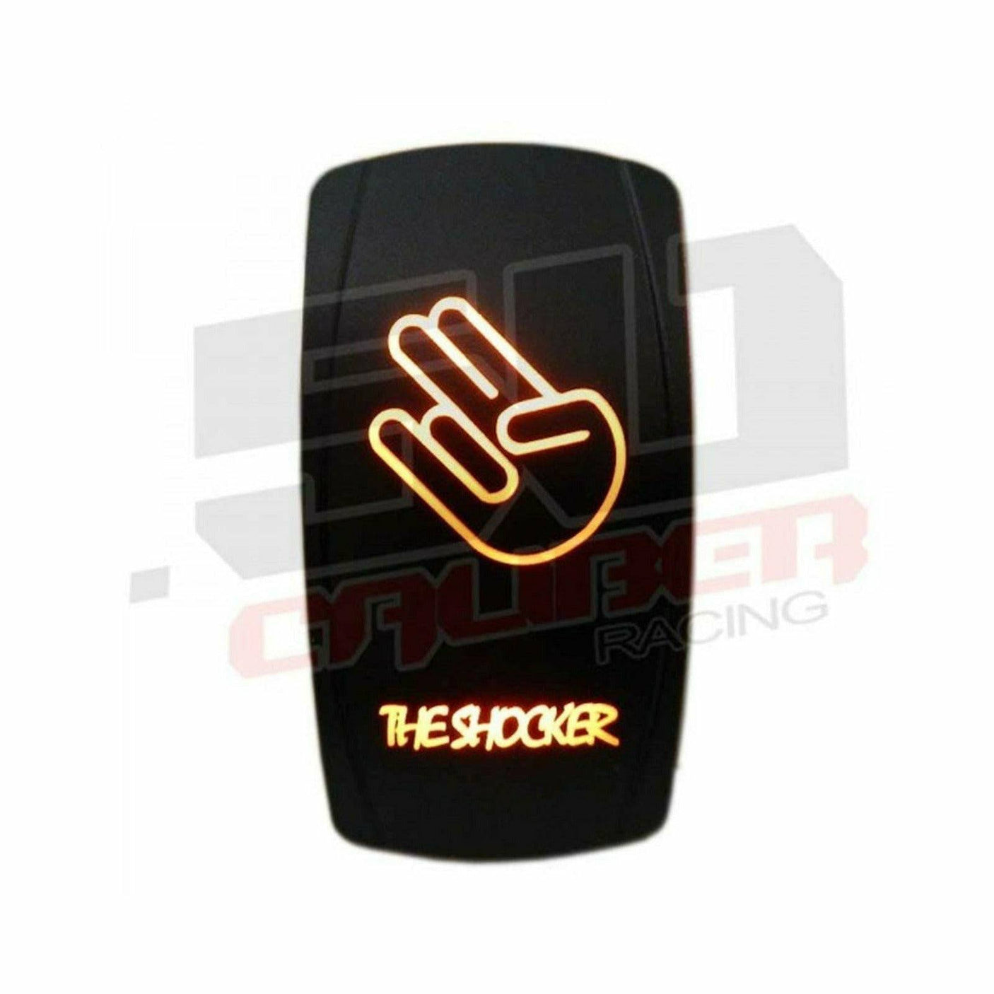 Photo of "Shocker" Waterproof Rocker Switch by 50 Caliber Racing - Premium Rocker Switches for UTVs / Side by Sides