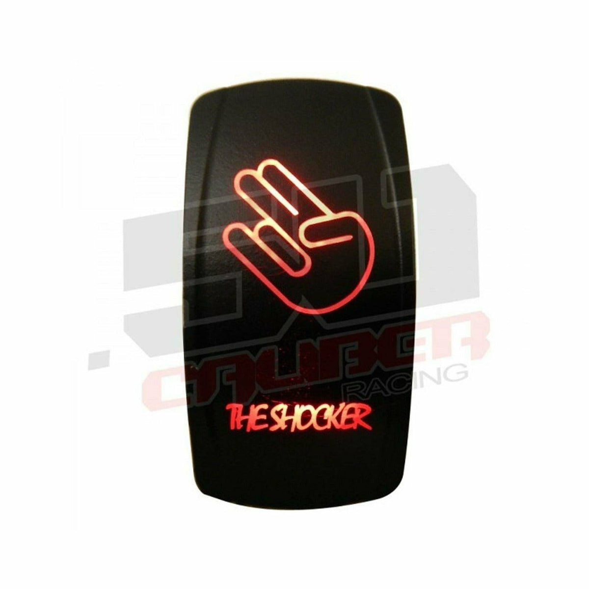 Photo of "Shocker" Waterproof Rocker Switch by 50 Caliber Racing - Premium Rocker Switches for UTVs / Side by Sides