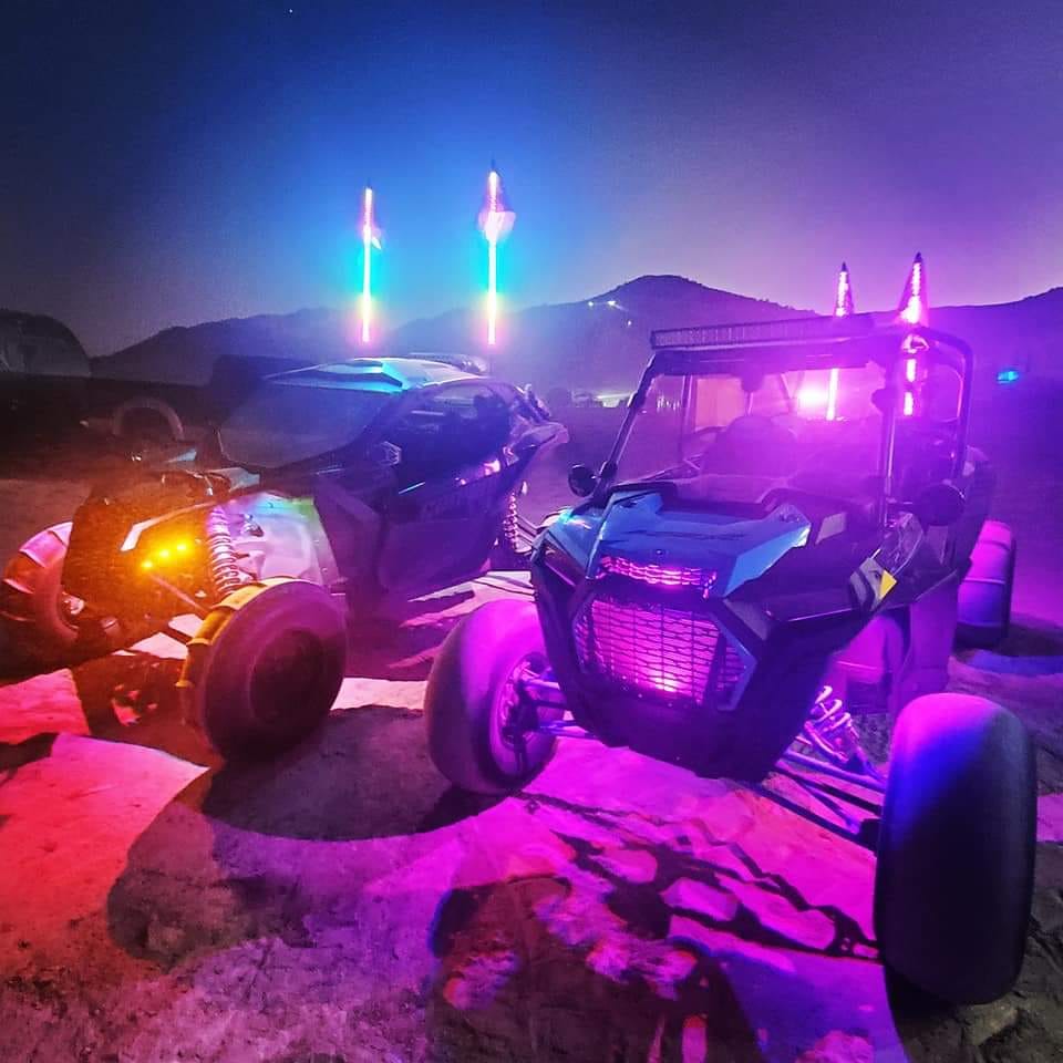 Photo of R1 Industries XL LED Rock Lights (10-Pod) by R1 Industries - Premium LED Light Whips & Rock Lights for UTVs / Side by Sides