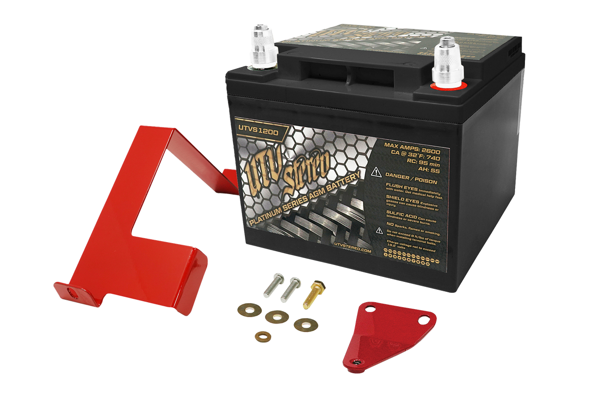 Photo of UTV Stereo Can-Am X3 Big Battery Kit by UTV Stereo - Premium Batteries & Battery Accessories for UTVs / Side by Sides