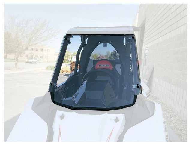 Photo of UTVZILLA Polaris RZR RS1 Polycarbonate Hard Coated Full Windshield with Billet Clamps (2018+) by UTVZILLA - Premium Windshields for UTVs / Side by Sides