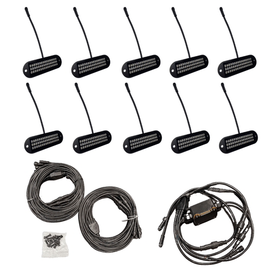 Photo of R1 Industries XL LED Rock Lights (10-Pod) by R1 Industries - Premium LED Light Whips & Rock Lights for UTVs / Side by Sides