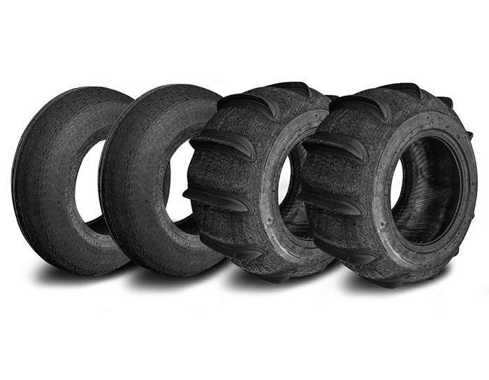 Photo of Sandcraft Demon Rears & Mohawk Fronts Paddle Tires by Sandcraft - Premium Tires for UTVs / Side by Sides