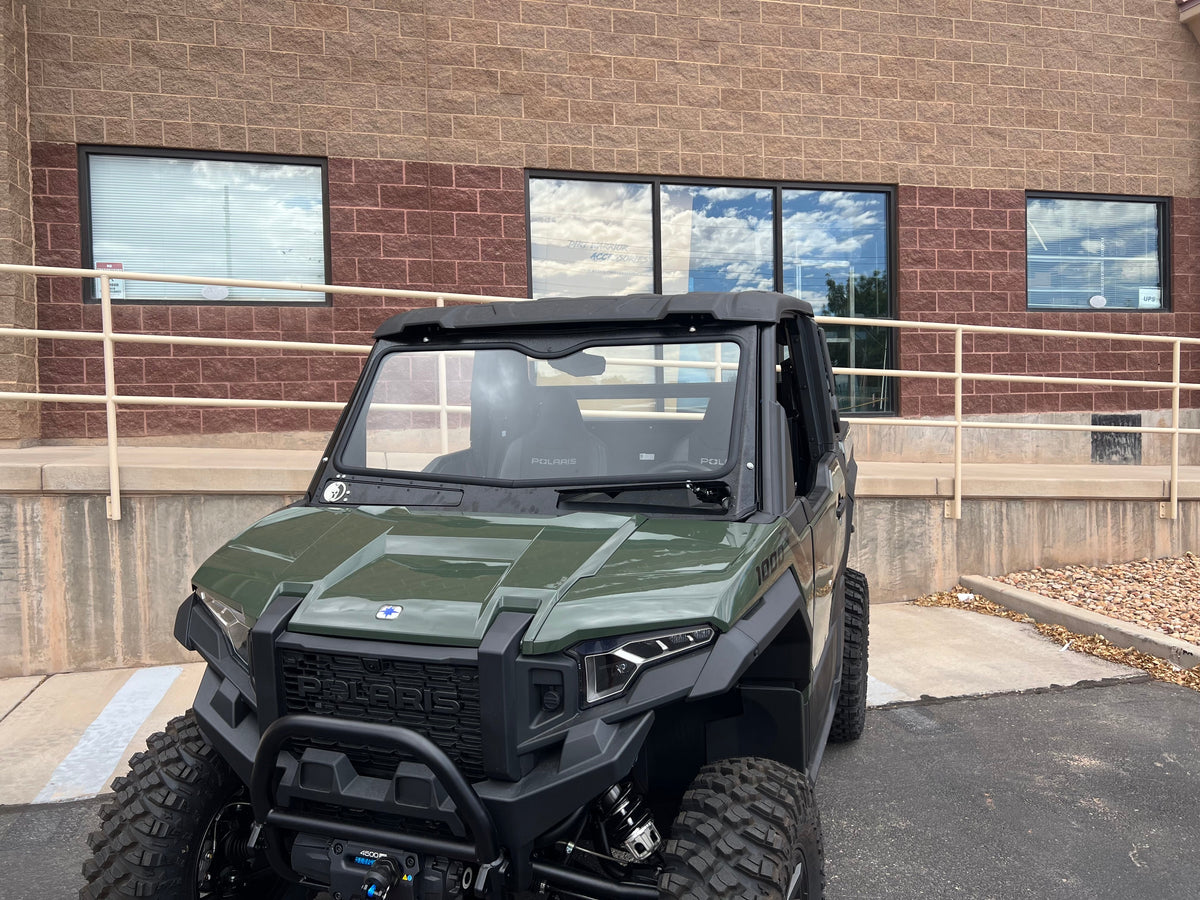 Photo of POLARIS XPEDITION FRONT WINDSHIELD 2022+ by DWA - Premium Windshields for UTVs / Side by Sides