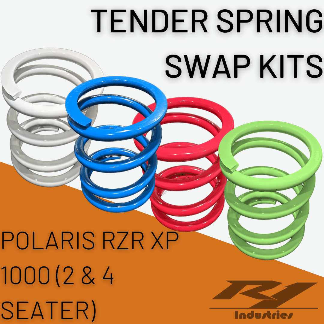 Polaris RZR XP 1000 (2 & 4 Seater) Tender Spring Swap Kit (2014+) - R1 Industries