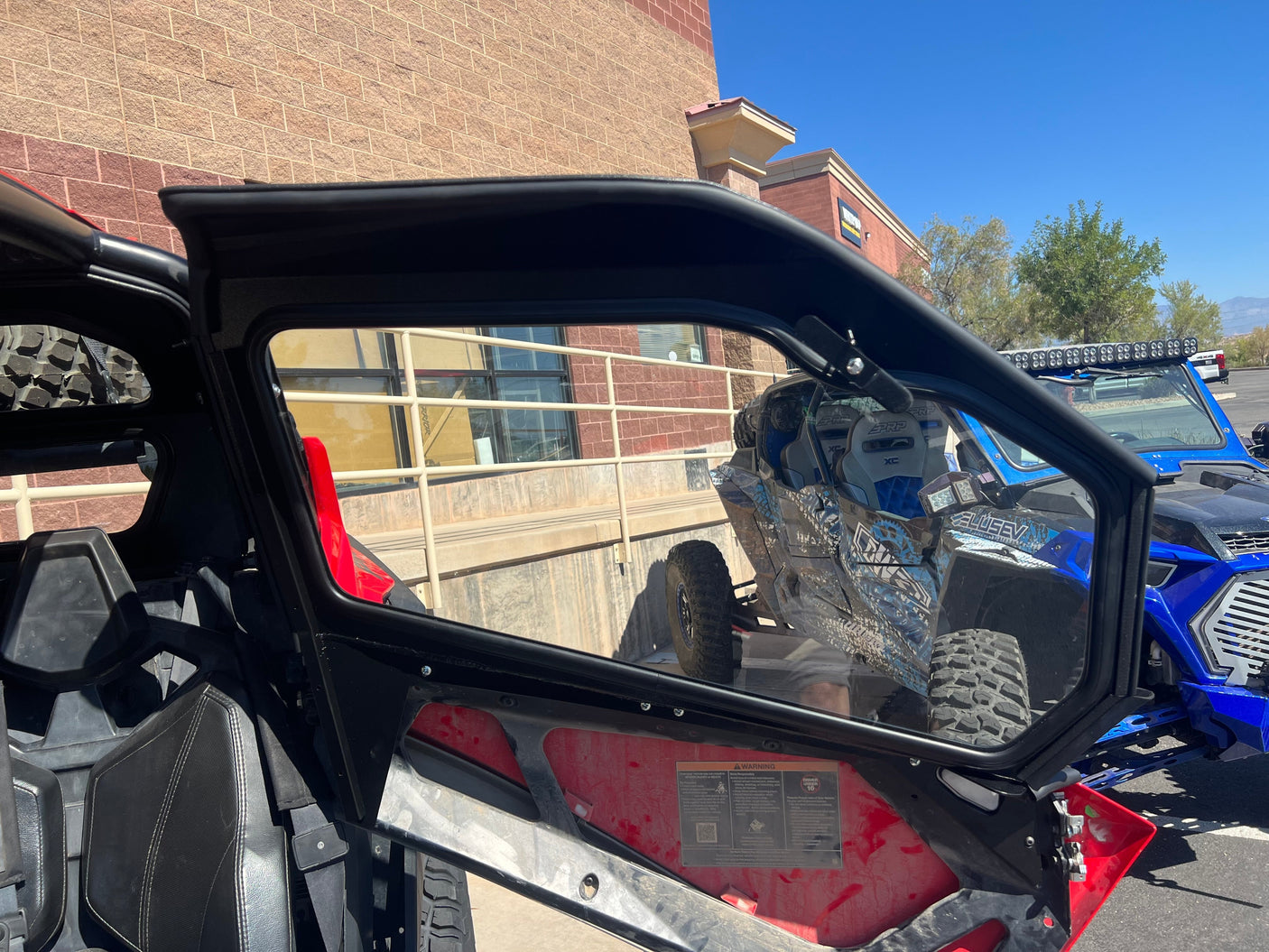 Photo of POLARIS RZR PRO XP/Turbo R 2-SEAT Cab Enclosure "THE VAULT" Upper Side Doors & Panels (Patent Pending) by DWA - Premium Cab Enclosures for UTVs / Side by Sides