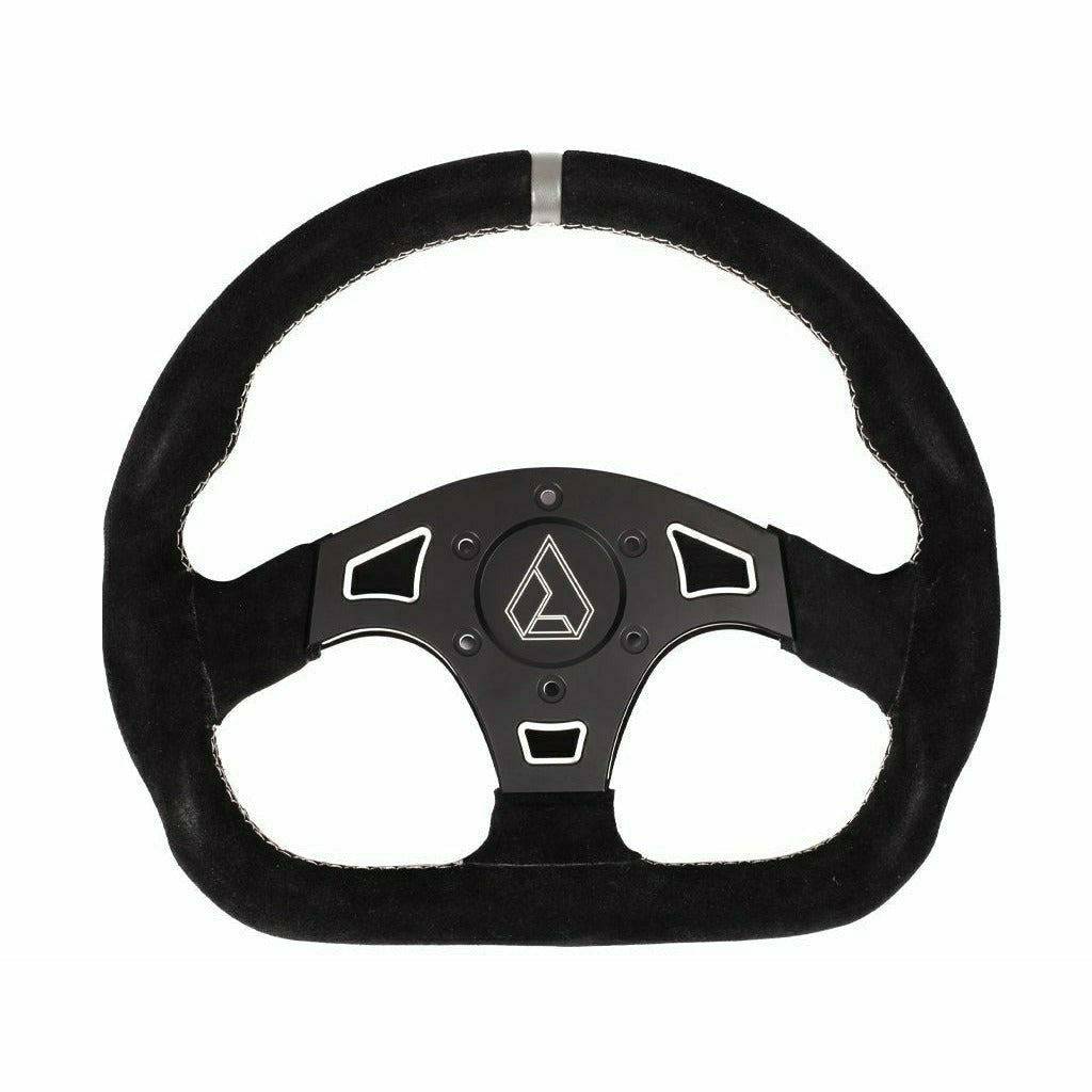 Photo of Ballistic "D" Suede UTV Steering Wheel by Assault Industries - Premium Steering Wheels for UTVs / Side by Sides