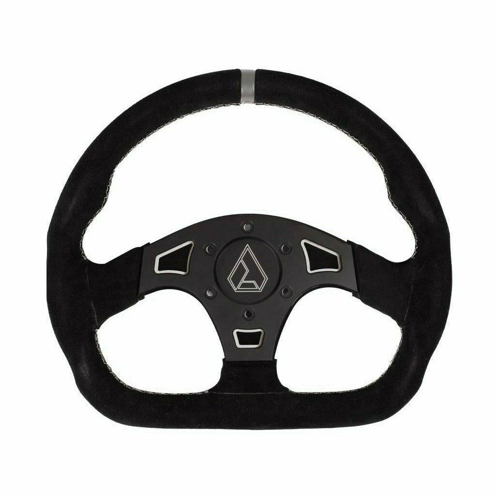 Photo of Ballistic "D" Suede UTV Steering Wheel by Assault Industries - Premium Steering Wheels for UTVs / Side by Sides