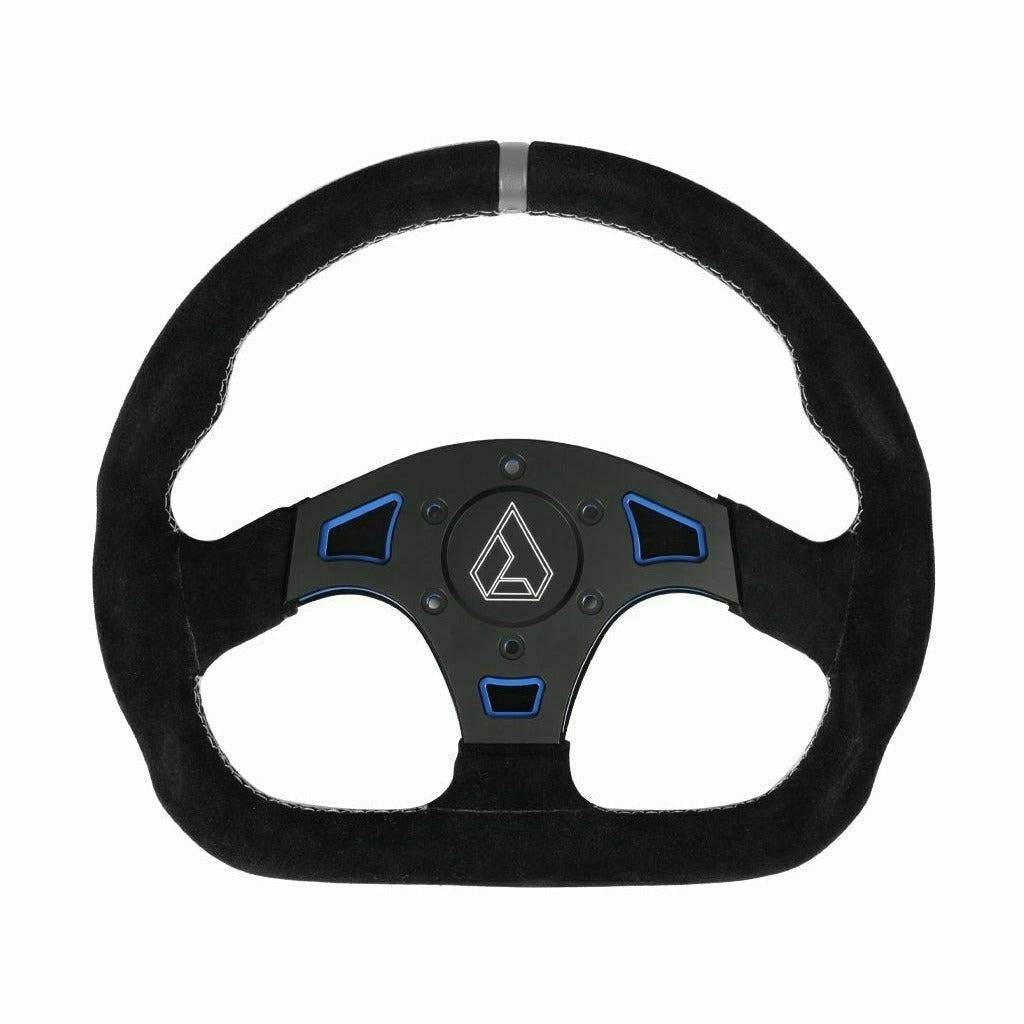 Photo of Ballistic "D" Suede UTV Steering Wheel by Assault Industries - Premium Steering Wheels for UTVs / Side by Sides