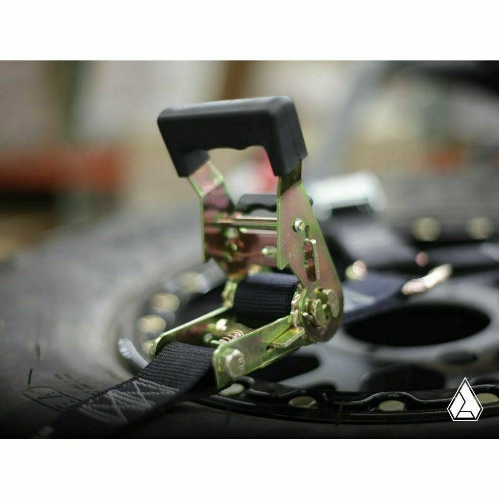 Photo of Rugged "Y" Ratchet Strap by Assault Industries - Premium Storage for UTVs / Side by Sides
