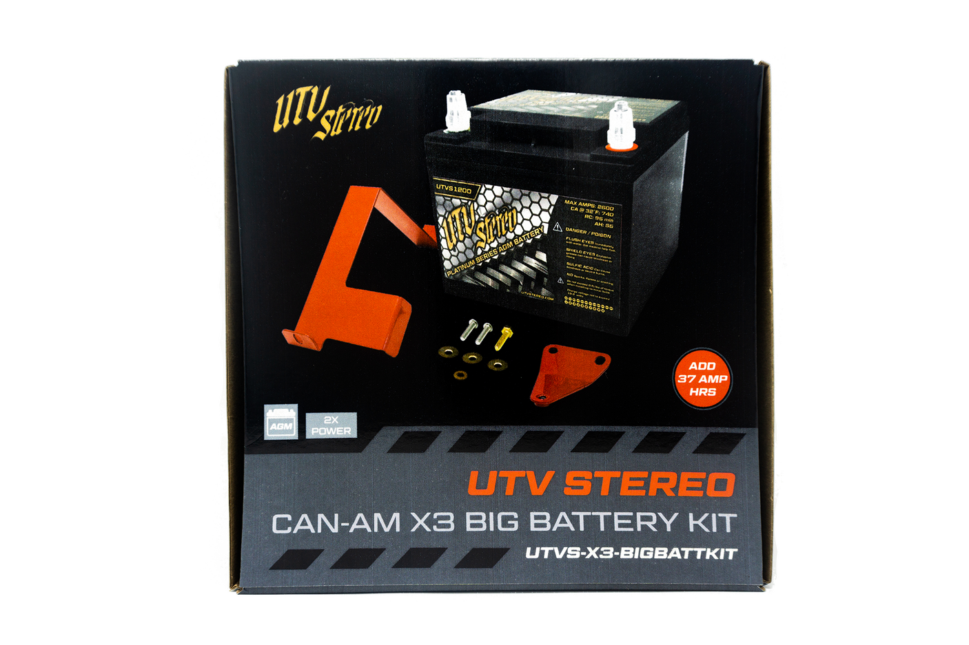 Photo of UTV Stereo Can-Am X3 Big Battery Kit by UTV Stereo - Premium Batteries & Battery Accessories for UTVs / Side by Sides