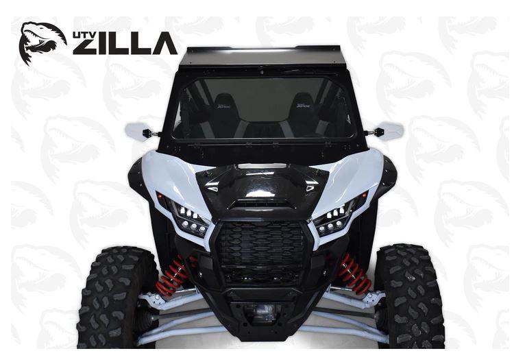Photo of UTVZILLA Kawasaki KRX 1000 Full Glass Windshield (2020+) by UTVZILLA - Premium Windshields for UTVs / Side by Sides