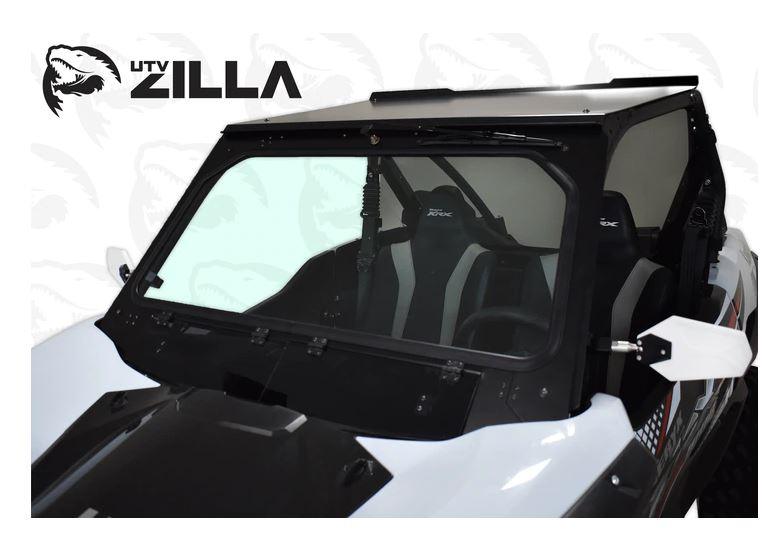 Photo of UTVZILLA Kawasaki KRX 1000 Full Glass Windshield (2020+) by UTVZILLA - Premium Windshields for UTVs / Side by Sides
