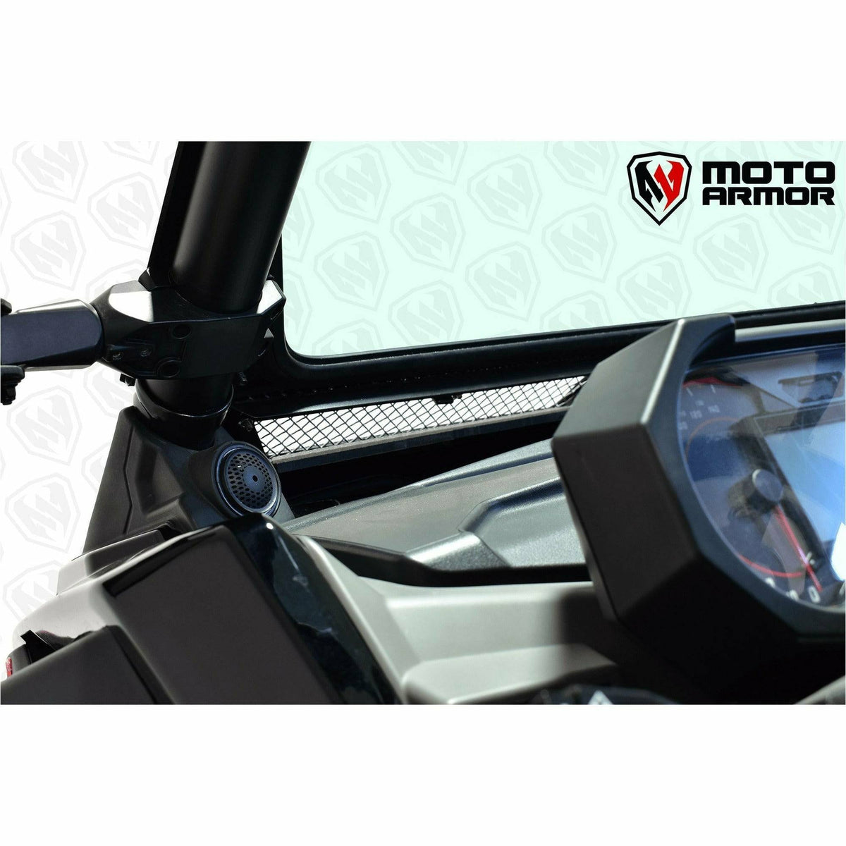 Photo of Moto Armor Polaris RZR Pro XP / Turbo R Dual Vented Glass Windshield by Moto Armor - Premium Windshields for UTVs / Side by Sides