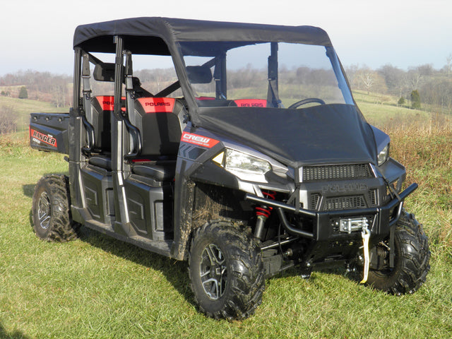 Photo of 3 Star UTV Polaris Ranger Crew 1000 - Vinyl Windshield/Top/Rear Combo by 3 Star UTV - Premium Cab Enclosures for UTVs / Side by Sides