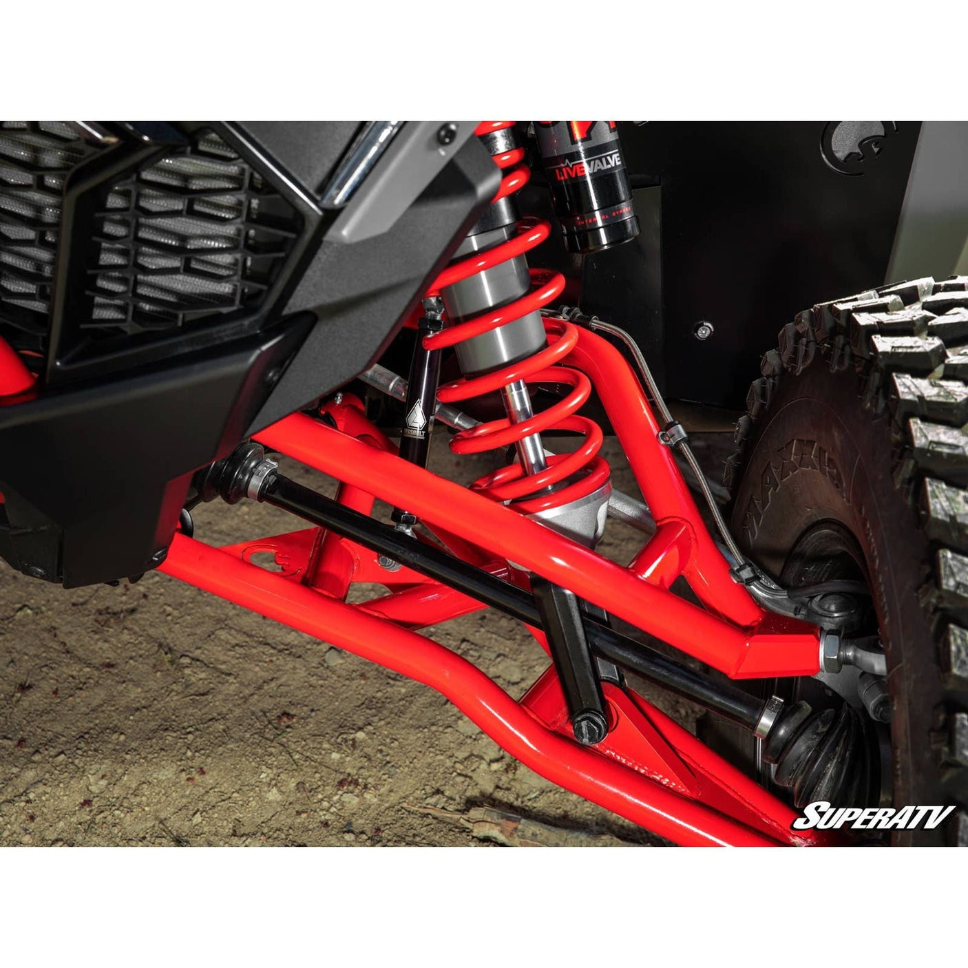 Photo of Polaris RZR Turbo R Turret Front Sway Bar End Links by Assault Industries - Premium Sway Bars & Links for UTVs / Side by Sides