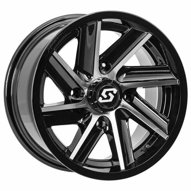 Photo of SEDONA Chopper Wheel (Black Machined) by SEDONA - Premium Wheels for UTVs / Side by Sides