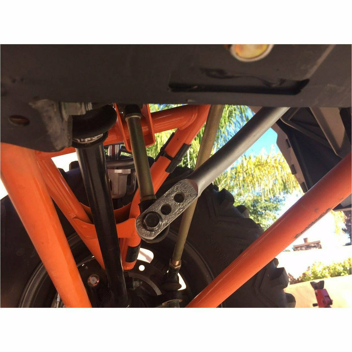 Photo of Polaris RZR XP Turbo Front Sway Bar Kit by Shock Therapy - Premium Sway Bars & Links for UTVs / Side by Sides