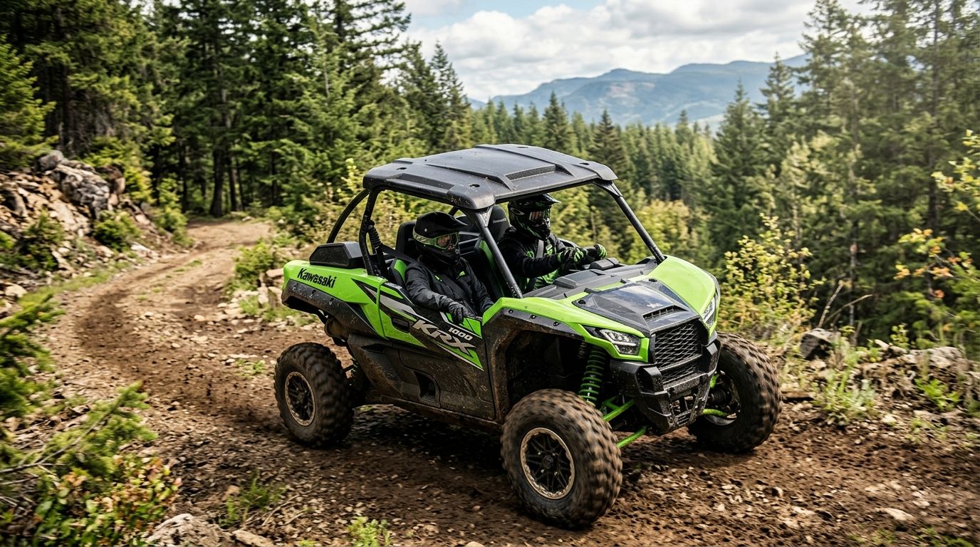 Roof panels for Kawasaki KRX sun and rain protection