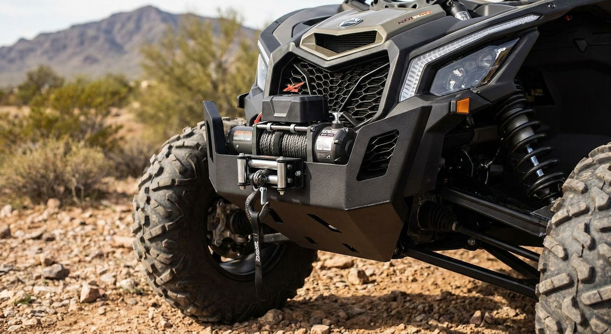 Winch mounts for Can-Am Maverick X3