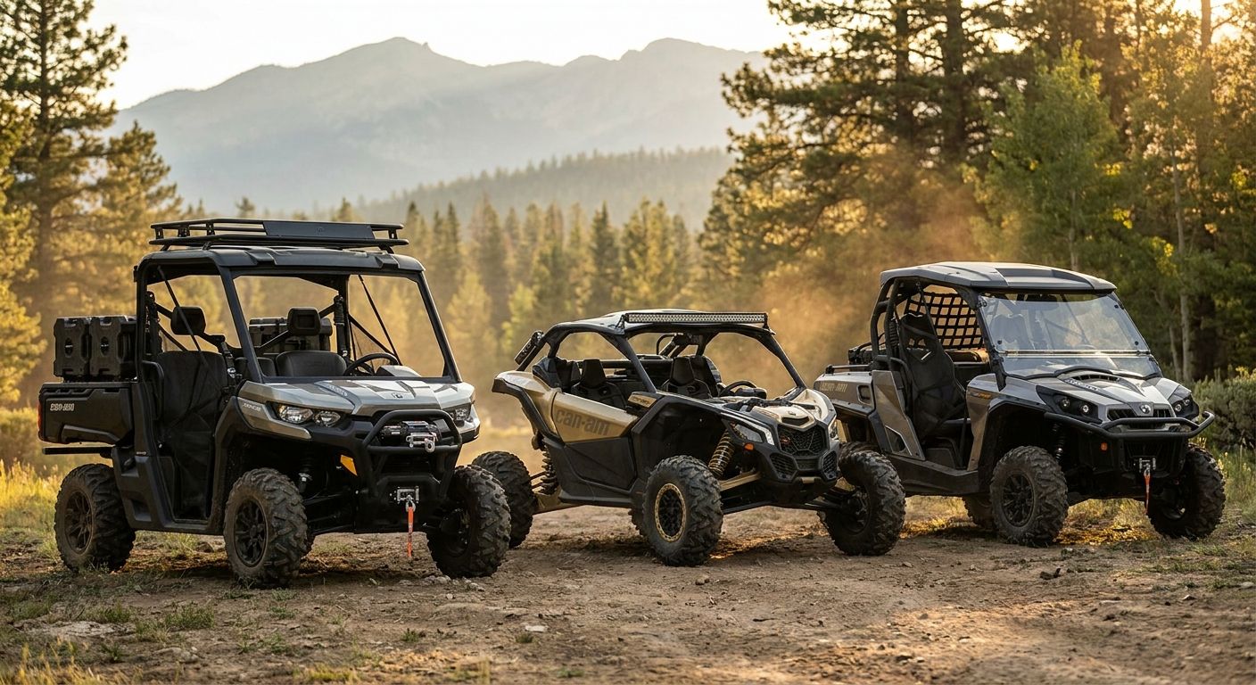 Can-Am accessories for Defender, Maverick X3 and Commander