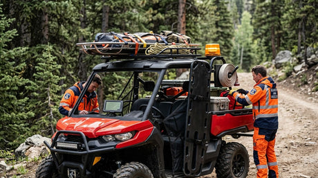 UTV accessories for search and rescue teams