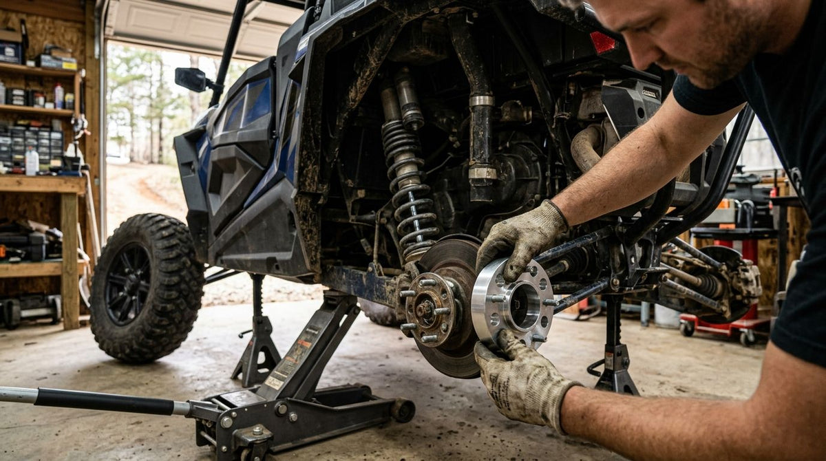 How to install wheel spacers on your UTV safely