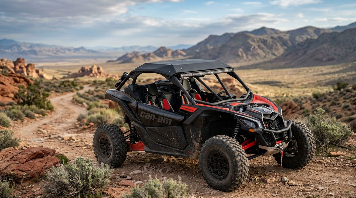 Roof panels for Can-Am Maverick X3 sun and rain protection