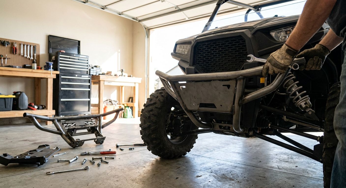 How to install a UTV bumper