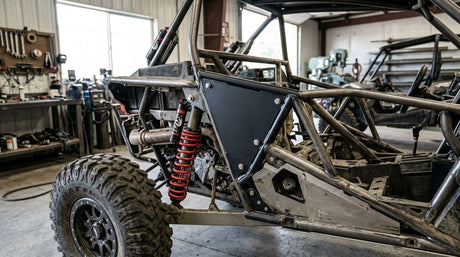 Frame stiffeners for UTV chassis reinforcement
