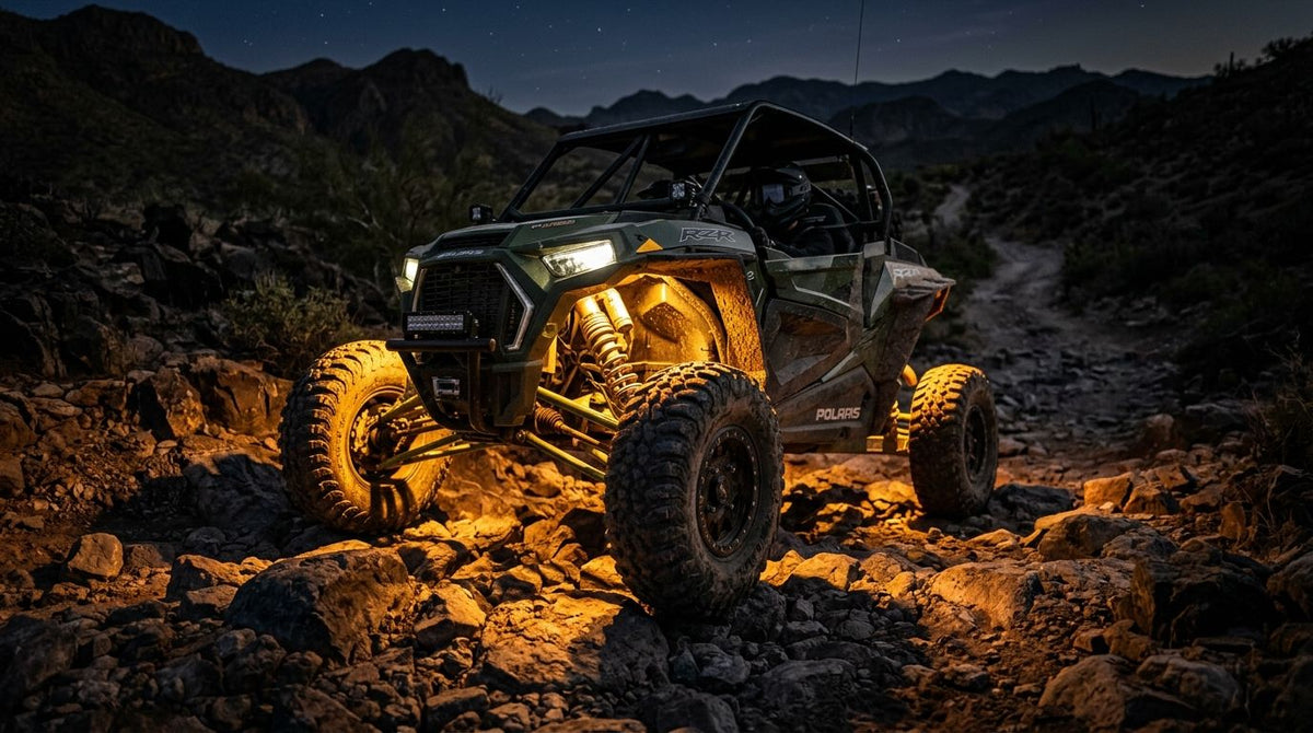 Best UTV rock lights for night trail visibility