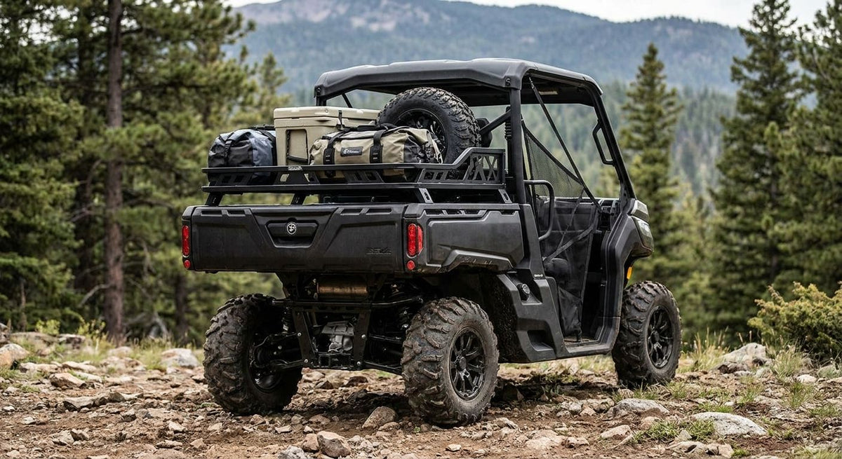 UTV cargo racks for hauling gear on the trail