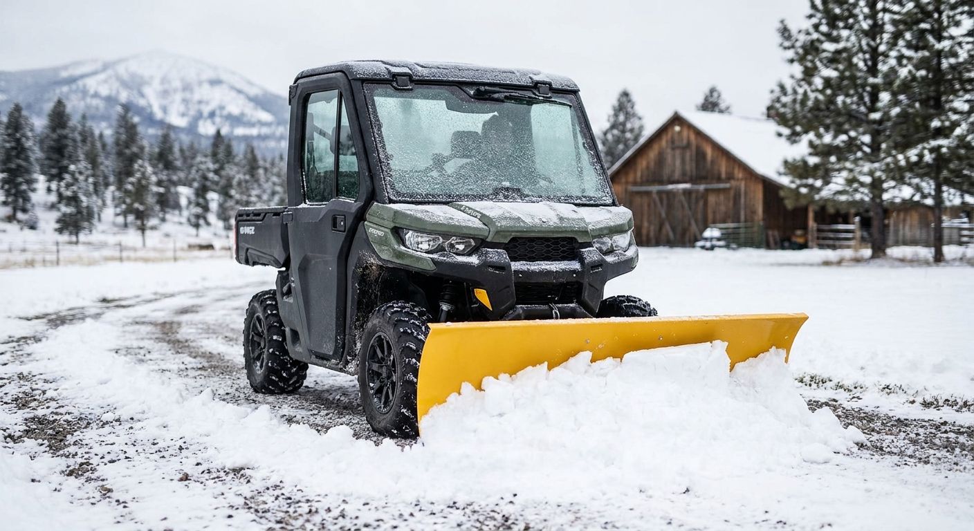 Best snow plow kits for UTV winter work