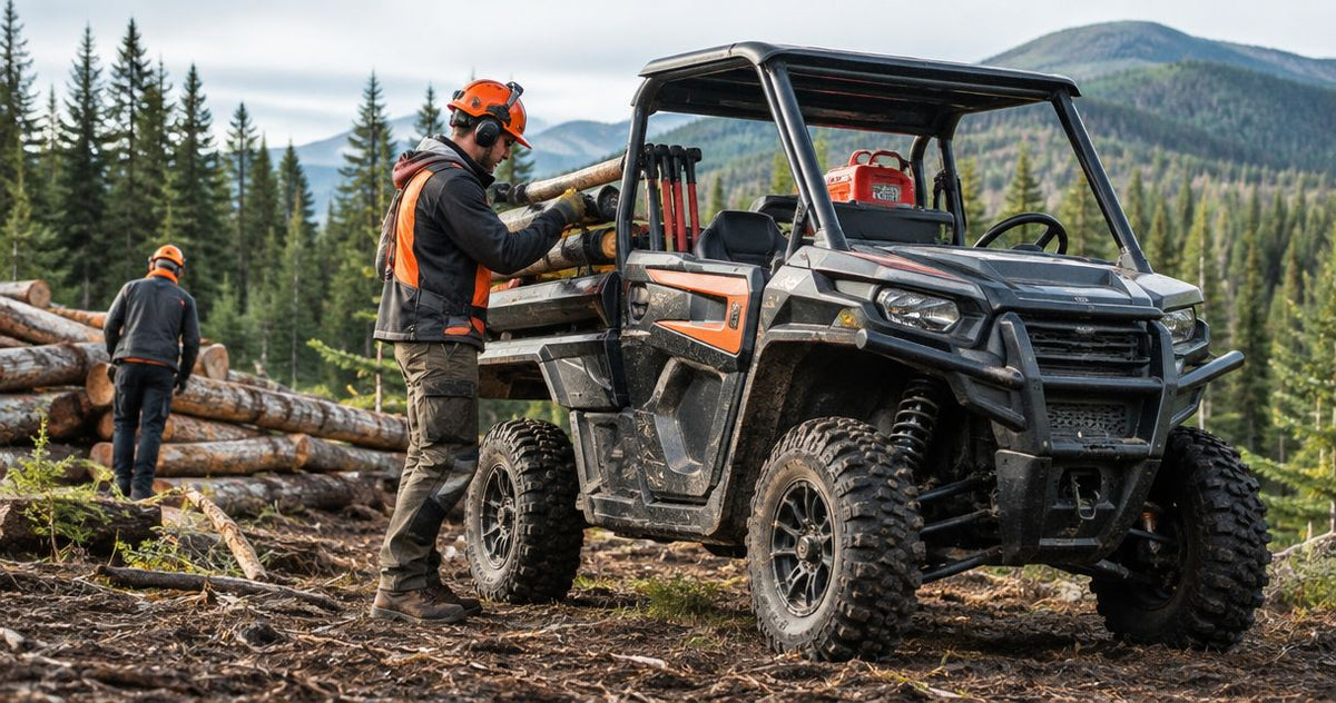 UTV accessories for forestry and logging crews: complete 2026 guide