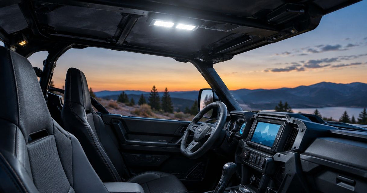 Best UTV dome light kits for cab illumination